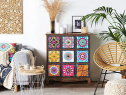 Beliani Boho Sideboard Kuma Multicolour - thumbnail 2
