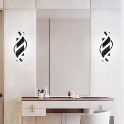 Led Wall Lamp 22W Black Modern Indoor Wall Light Bedroom Creative Sconce 6500K - thumbnail 7