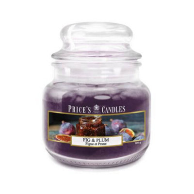 Price's Candles Prices Fragrance Collection Fig & Plum Small Jar Candle