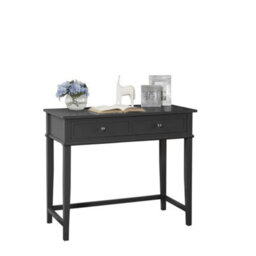 Dorel Home Franklin Writing Desk With 1 Drawer Black - thumbnail 2