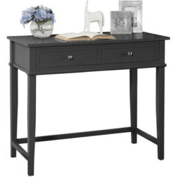 Dorel Home Franklin Writing Desk With 1 Drawer Black - thumbnail 8