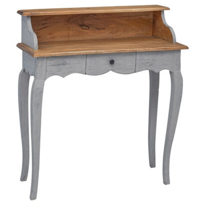 Berkfield Writing Desk Solid Mahogany Wood 80X40X92 Cm - image 1