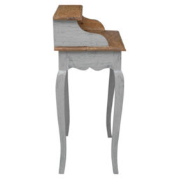 Berkfield Writing Desk Solid Mahogany Wood 80X40X92 Cm - thumbnail 4