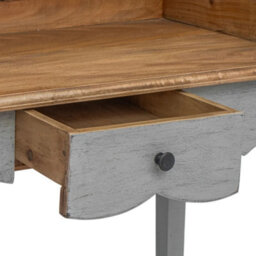 Berkfield Writing Desk Solid Mahogany Wood 80X40X92 Cm - thumbnail 8