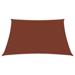 Berkfield Sunshade Sail Oxford Fabric Square 5X5 M Terracotta - thumbnail 2