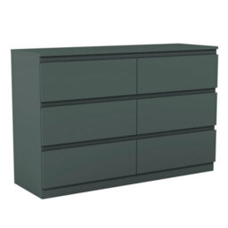 Lassic Vida Designs Denver Green 6 Drawer Chest Of Drawers (H) 770mm (W) 1200mm (D) 400mm - thumbnail 9