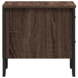 Berkfield Bedside Cabinets 2 Pcs Brown Oak 40X41X40 Cm Engineered Wood - thumbnail 7