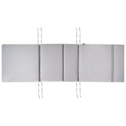 Beliani Sun Lounger Pad Cushion Toscana/java/amantea Premium 189 X 58 Cm Light Grey - thumbnail 6