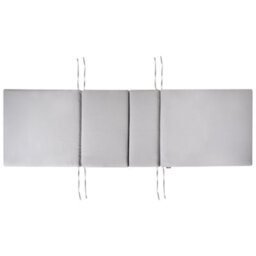 Beliani Sun Lounger Pad Cushion Toscana/java/amantea Premium 189 X 58 Cm Light Grey - thumbnail 5