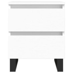 Berkfield Elegant Bedside Cabinets 2 Pcs White 40X35X50 Cm Engineered Wood - thumbnail 5