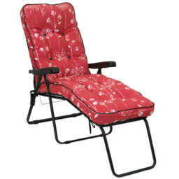Glendale Garden & Leisure Deluxe Lounger Renaissance Rouge - thumbnail 2