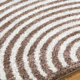 Livabliss Fossay Shaggy-Washable Beige Brown Modern Hig Pile Living Bedroom Rug 160 X 213 Cm Easy Care, Non Shedding - thumbnail 3
