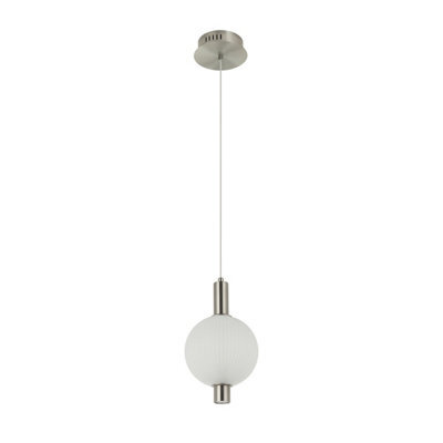 Luminosa Lighting Luminosa Lenti Slim Pendant Ceiling Light Nickel 3000K Warm White - image 1