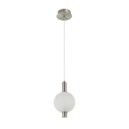Luminosa Lighting Luminosa Lenti Slim Pendant Ceiling Light Nickel 3000K Warm White - thumbnail 1