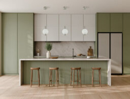 Luminosa Lighting Luminosa Lenti Slim Pendant Ceiling Light Nickel 3000K Warm White - thumbnail 5