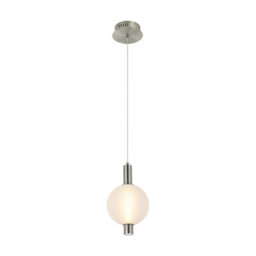 Luminosa Lighting Luminosa Lenti Slim Pendant Ceiling Light Nickel 3000K Warm White - thumbnail 4