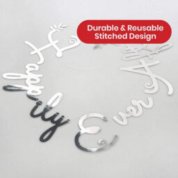 Generic Otw 150 Wedding Decoration - Happily Ever After Stitched Garland - 1.5 Metre - thumbnail 5
