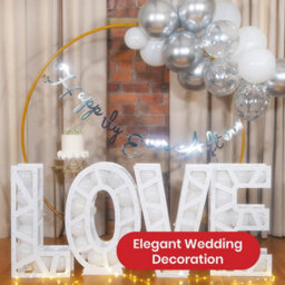 Generic Otw 150 Wedding Decoration - Happily Ever After Stitched Garland - 1.5 Metre - thumbnail 3