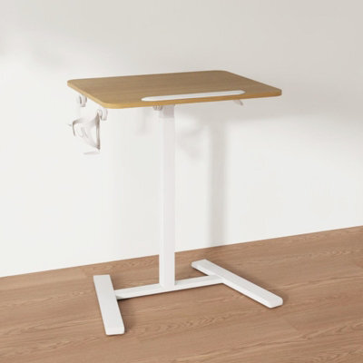 Gainoom Foldable Mobile Standing Desk Rolling Laptop Desk Height Adjustable Sit Stand Desk - image 1
