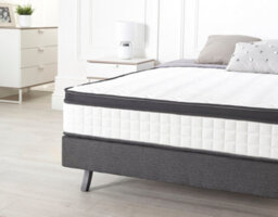Somnior Beds Somnior Tweed Charcoal Memory Foam Divan Bed With Mattress -Single - thumbnail 7