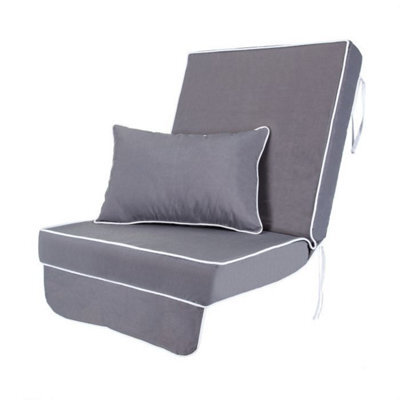 Alfresia Grey Luxury Swing Seat Cushion With Luxury Thick Foam Filling - image 1