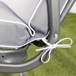 Alfresia Grey Luxury Swing Seat Cushion With Luxury Thick Foam Filling - thumbnail 5