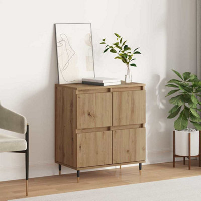 Berkfield Sideboard Brown 60 X 35 X 70 Cm Engineered Wood - image 1
