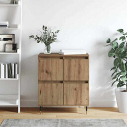 Berkfield Sideboard Brown 60 X 35 X 70 Cm Engineered Wood - thumbnail 4