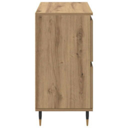 Berkfield Sideboard Brown 60 X 35 X 70 Cm Engineered Wood - thumbnail 7