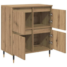 Berkfield Sideboard Brown 60 X 35 X 70 Cm Engineered Wood - thumbnail 5