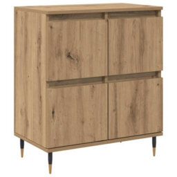 Berkfield Sideboard Brown 60 X 35 X 70 Cm Engineered Wood - thumbnail 2