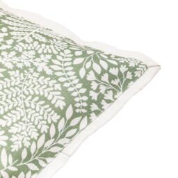 Gallery™ Natural & Olive Green Leaves Indoor Cushion, (L)45Cm X (W)45Cm - thumbnail 2