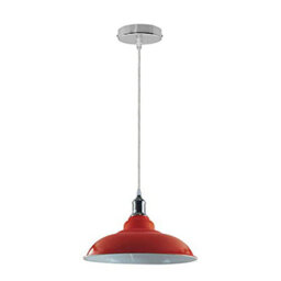 Dc Voltage New Vintage Pendant Ceiling Shade Industrial Chandelier Flush Mount Lighting Orange Metal Uk - thumbnail 1