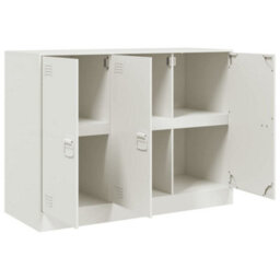 Walplus Sideboard White 99X39X73 Cm Steel - thumbnail 7