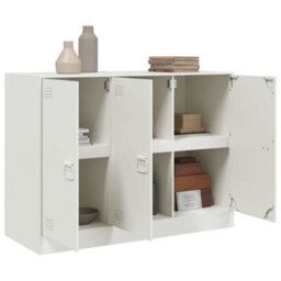 Walplus Sideboard White 99X39X73 Cm Steel - thumbnail 5