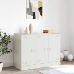 Walplus Sideboard White 99X39X73 Cm Steel - thumbnail 3