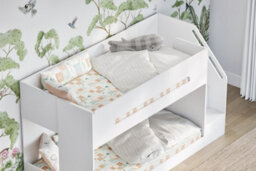 Flair Deimo Staircase Low Bunk Bed White - thumbnail 2