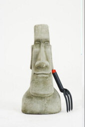 Three Large Easter Island Head Statues - Value Set - thumbnail 7