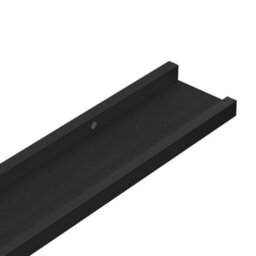 Vidaxl Picture Frame Ledge Shelves 2 Pcs Black 60X9X3 Cm Mdf - thumbnail 9