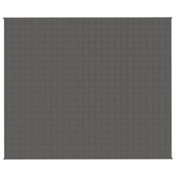 Vidaxl Weighted Blanket Grey 220X260 Cm 15 Kg Fabric Weighted Blankets - thumbnail 3