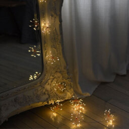 240 Led 16 Starburst Copper Fairy Lights 3M Plug In Indoor And Outdoor Use - thumbnail 2