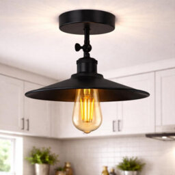 Modern Ip65 Waterproof E27 Lamp Holder Indoor & Outdoor Ceiling Pendant For Backyards, Porches & Garages - thumbnail 6
