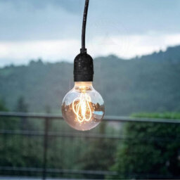 Modern Ip65 Waterproof E27 Lamp Holder Indoor & Outdoor Ceiling Pendant For Backyards, Porches & Garages - thumbnail 2