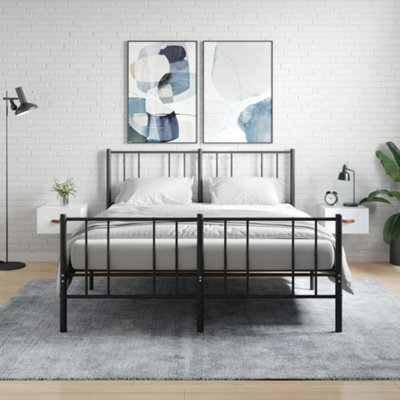 Berkfield Wall-Mounted Bedside Cabinets 2 Pcs High Gloss White 35X35X20 Cm - image 1