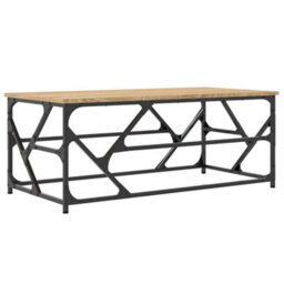 Berkfield Coffee Table Sonoma Oak 100X50X40 Cm Engineered Wood - thumbnail 6