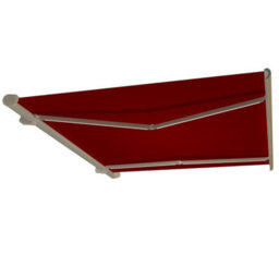 Sundaze Full Cassette Electric Awning Remote Controlled Retractable Sun Shade Shelter With Led Light 4.5X3M Wine Red - thumbnail 3