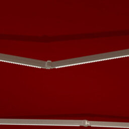 Sundaze Full Cassette Electric Awning Remote Controlled Retractable Sun Shade Shelter With Led Light 4.5X3M Wine Red - thumbnail 4