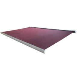 Sundaze Full Cassette Electric Awning Remote Controlled Retractable Sun Shade Shelter With Led Light 4.5X3M Wine Red - thumbnail 2