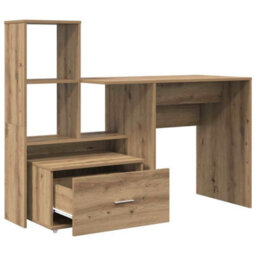 Berkfield With Drawer Artisan Oak 131.5 X 50 X 106.5 Cm Engineered Wood - thumbnail 6