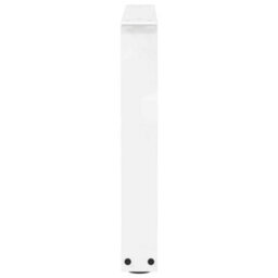 Berkfield Coffee Table Legs V-Shape 2 Pcs White 60X(42-43.3) Cm Steel - thumbnail 6